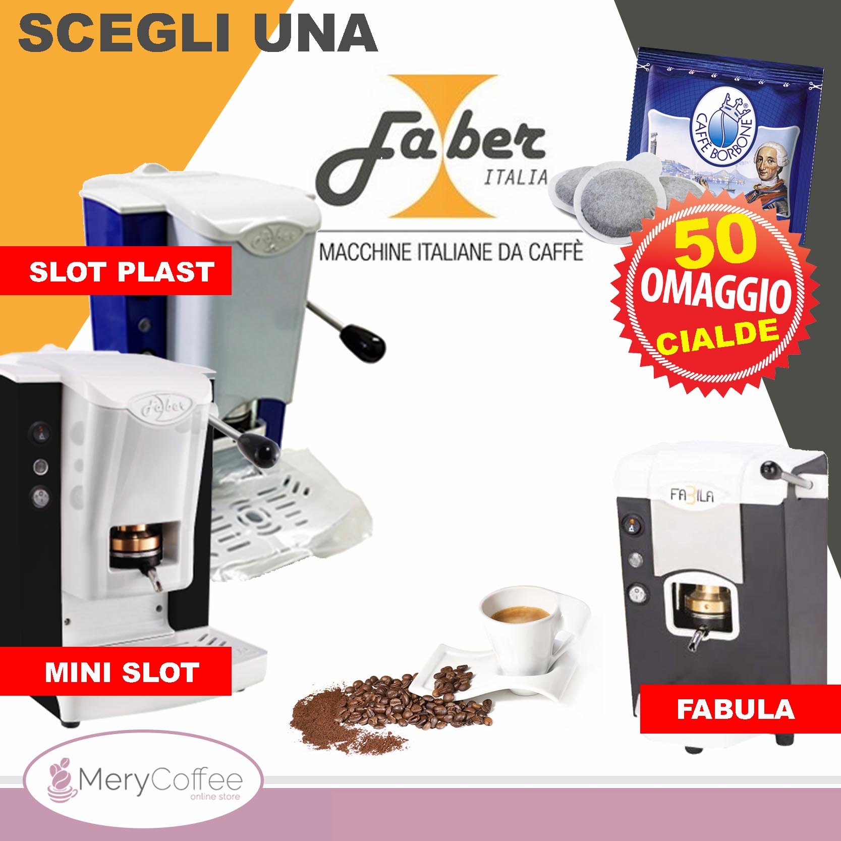 Macchinette del caffè Faber Slot Plast